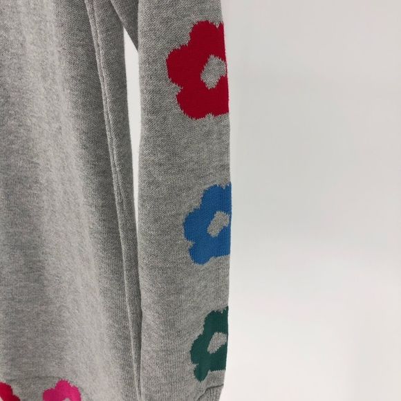 Hanna Andersson Girls Intarsia Pattern Grey Sweater Dress Cotton Girls 10 NWT - Picture 4 of 13